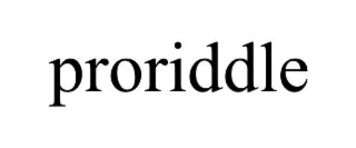 PRORIDDLE