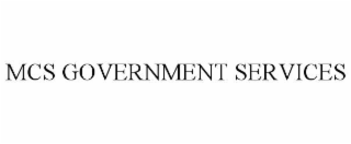 MCS GOVERNMENT SERVICES