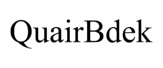 QUAIRBDEK