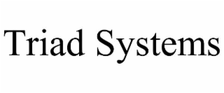 TRIAD SYSTEMS