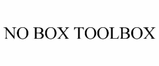 NO BOX TOOLBOX