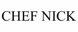 CHEF NICK