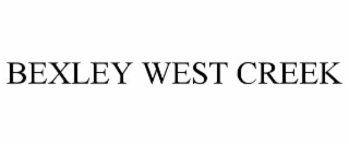 BEXLEY WEST CREEK