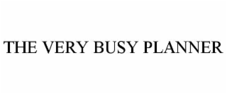 THE VERY BUSY PLANNER