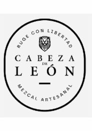 RUGE CON LIBERTAD CABEZA DE LEÓN MEZCAL ARTESANAL