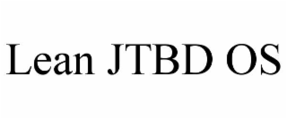 LEAN JTBD OS