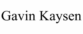 GAVIN KAYSEN