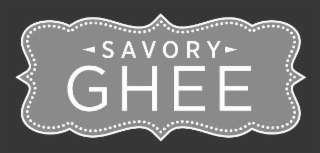 SAVORY GHEE