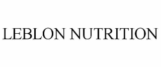LEBLON NUTRITION