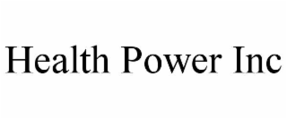 HEALTH POWER INC