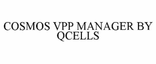 COSMOS VPP MANAGER BY QCELLS