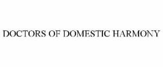 DOCTORS OF DOMESTIC HARMONY