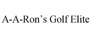 A-A-RON’S GOLF ELITE