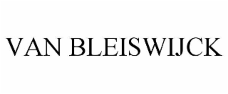 VAN BLEISWIJCK