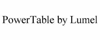 POWERTABLE BY LUMEL