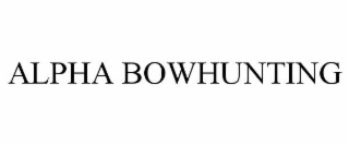 ALPHA BOWHUNTING