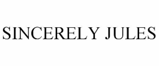 SINCERELY JULES