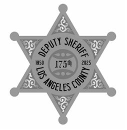 1850 DEPUTY SHERIFF 2025 175TH LOS ANGELES COUNTY