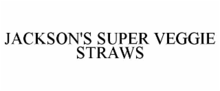 JACKSON'S SUPER VEGGIE STRAWS