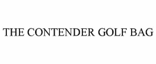 THE CONTENDER GOLF BAG