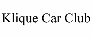 KLIQUE CAR CLUB
