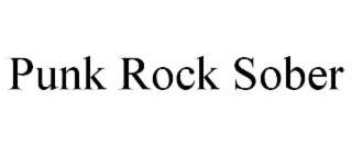 PUNK ROCK SOBER