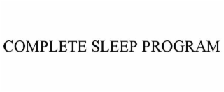 COMPLETE SLEEP PROGRAM