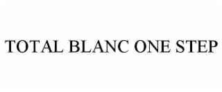 TOTAL BLANC ONE STEP