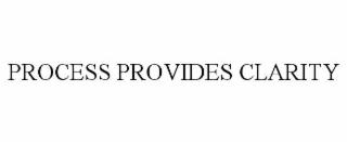 PROCESS PROVIDES CLARITY