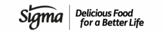 SIGMA DELICIOUS FOOD FOR A BETTER LIFE
