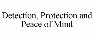DETECTION, PROTECTION AND PEACE OF MIND