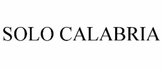 SOLO CALABRIA