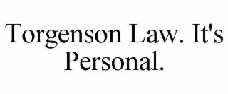 TORGENSON LAW. IT'S PERSONAL.