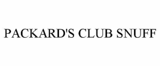 PACKARD'S CLUB SNUFF
