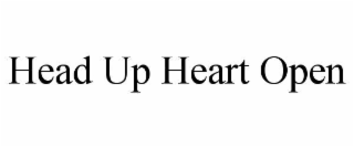 HEAD UP HEART OPEN
