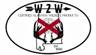 W-2-W CERTIFIED ALABAMA WILDLIFE PRODUCTS EST. 2024  NATURAL INGREDIENTS
