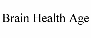 BRAIN HEALTH AGE