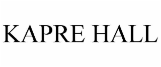 KAPRE HALL