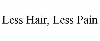 LESS HAIR, LESS PAIN
