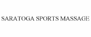 SARATOGA SPORTS MASSAGE