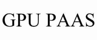 GPU PAAS