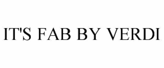 IT'S FAB BY VERDI