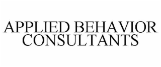 APPLIED BEHAVIOR CONSULTANTS