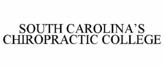 SOUTH CAROLINA’S CHIROPRACTIC COLLEGE