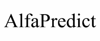ALFAPREDICT