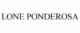 LONE PONDEROSA