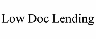 LOW DOC LENDING