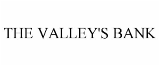 THE VALLEY'S BANK