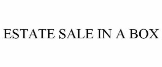 ESTATE SALE IN A BOX