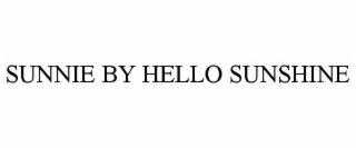 SUNNIE BY HELLO SUNSHINE